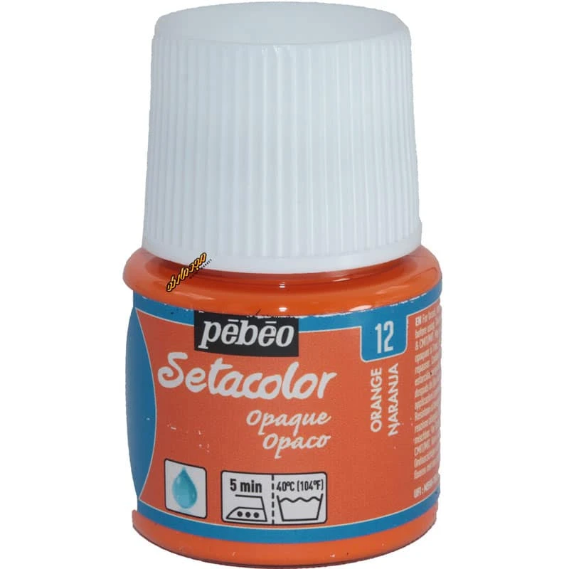 رنگ پارچه اوپک نارنجی 12 (ORANGE) ستا کالر پ ب او PEBEO (1)