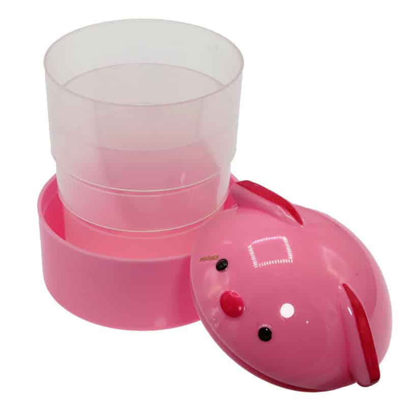 لیوان تاشو عروسکی صورتی Home&amp;School