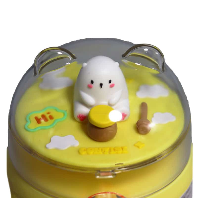 قمقمه زرد طرح خرس کد 8 (2)