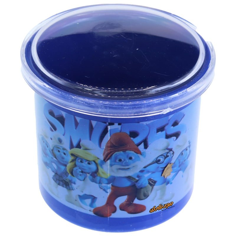 لیوان لبه دار آبی طرح ریزغولک ها Home&School (1)