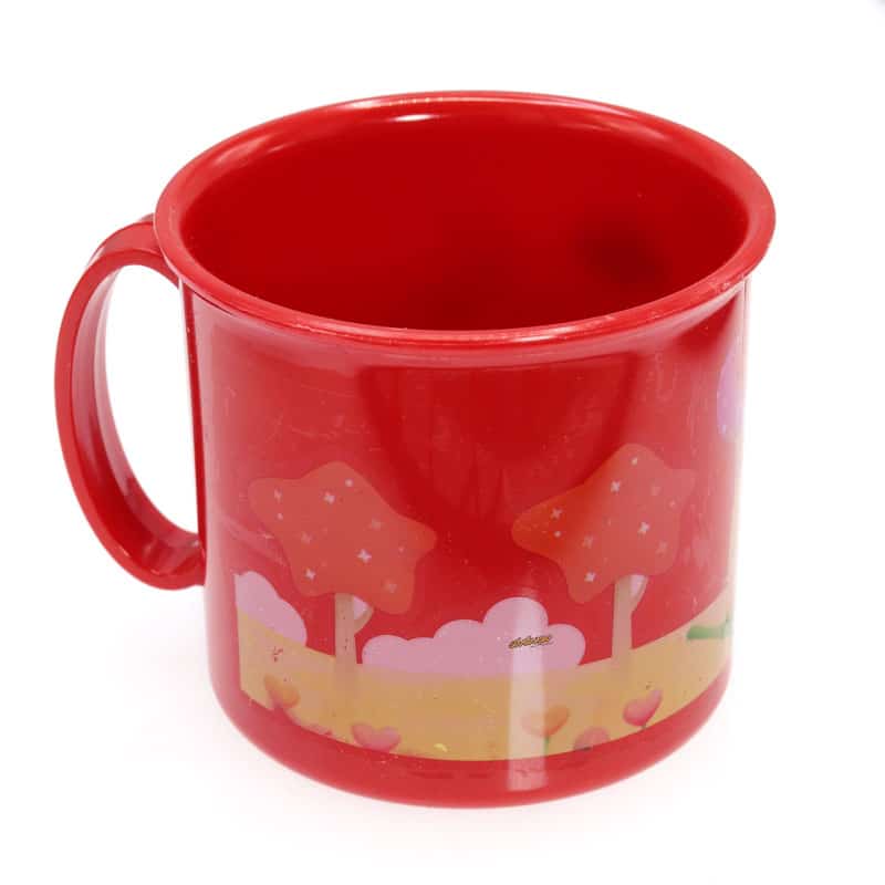 لیوان لبه دار قرمز طرح فیل Home&School (2)