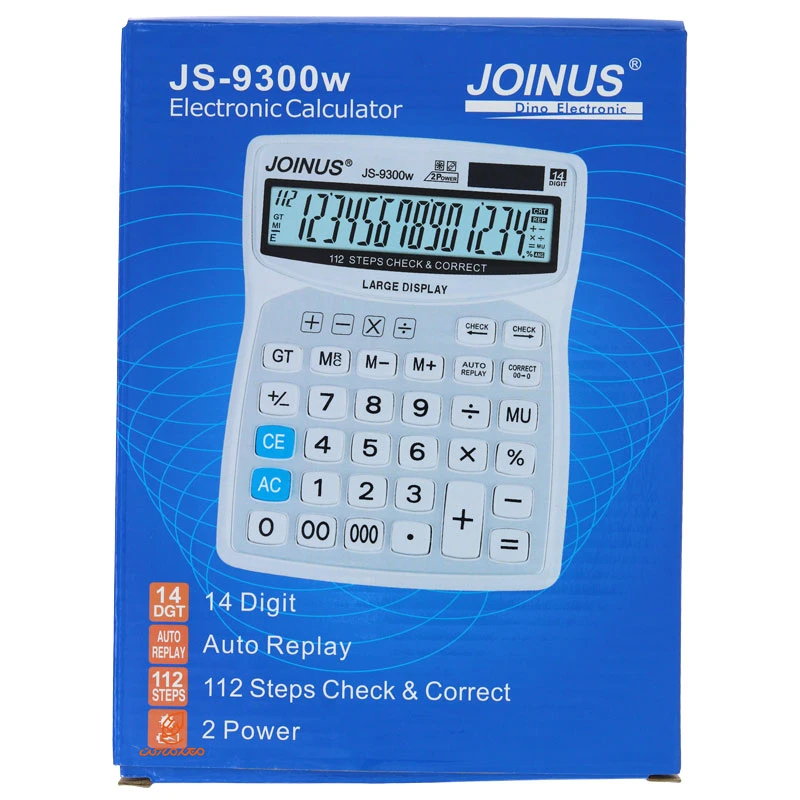 ماشین حساب رومیزی 14 رقم جوینوس مدل JOINUS JS-9300 (2)