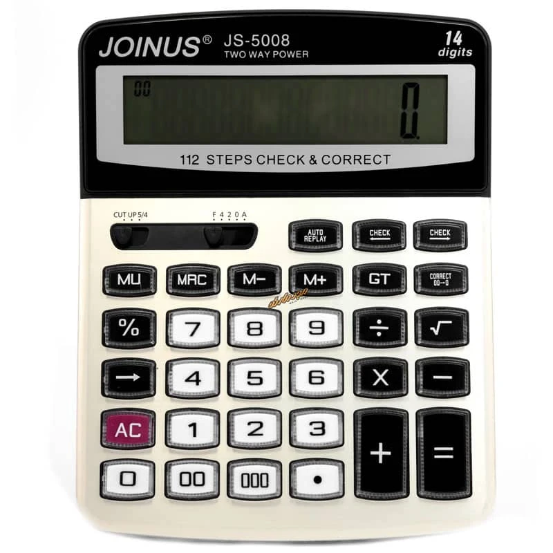 ماشین حساب رومیزی 14 رقم جنیوس مدل JOINUS JS-5008 (4)