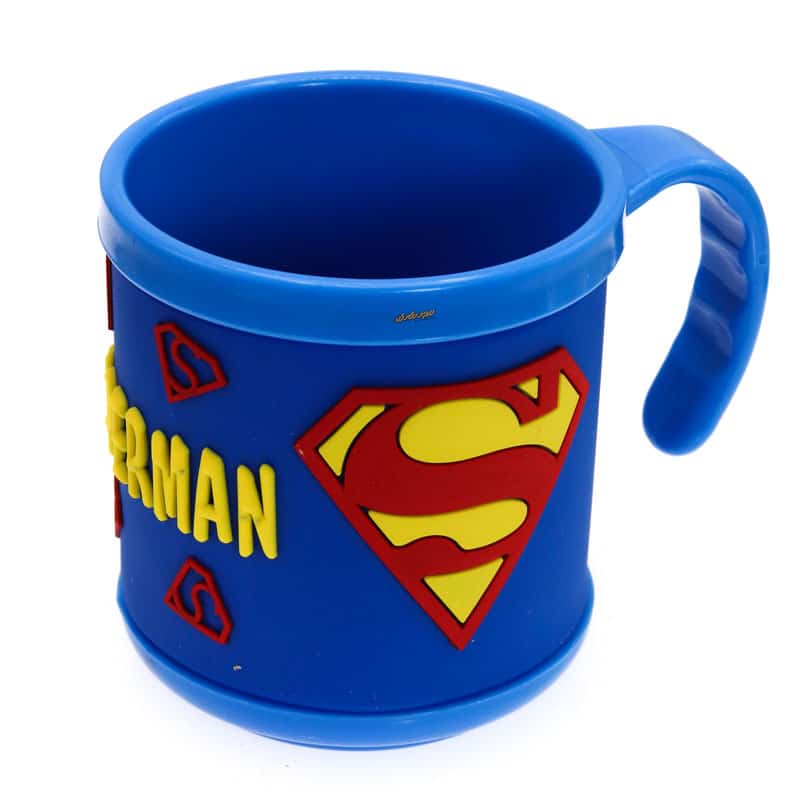 لیوان سیلیکونی کوچک آبی طرح سوپرمن (2)