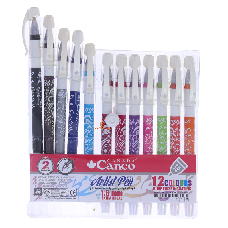 خودکار 1.6 رنگی 12 عددی مدل فینو خوشنویسی کنکو CANCO (1)