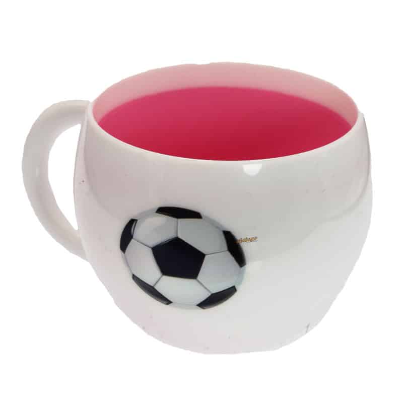 لیوان سفید طرح توپ چهل تیکه Home&School (3)