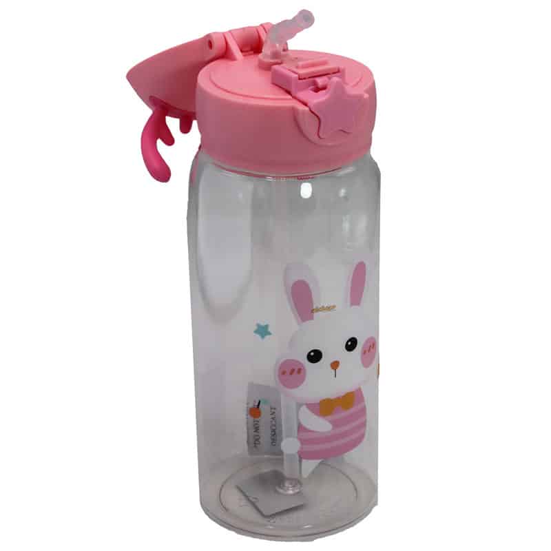 قمقمه 700 میل صورتی طرح خرگوش (1)