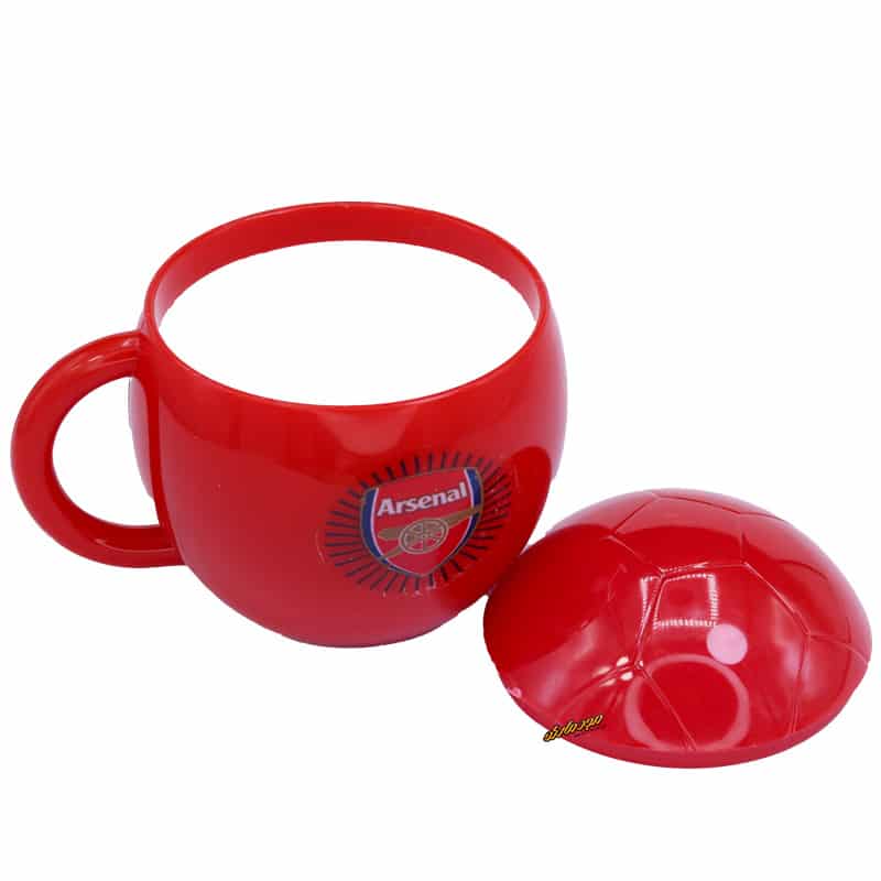 لیوان قرمز طرح آرسنال Home&School (3)