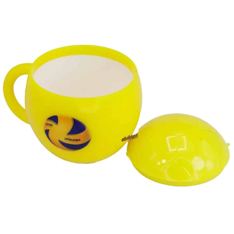 لیوان زرد طرح بازیکن والیبال Home&School (2)