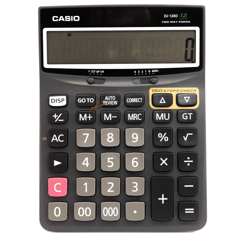 ماشین حساب رومیزی 12 رقم طرح کاسیو مدل DJ-120D (4)