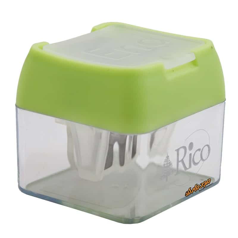 تراش مخزن دار سه سوراخ سبز کمرنگ ریکو 326