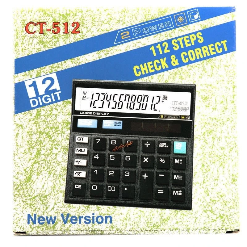 ماشین حساب رومیزی 12 رقم مدل CT-512 (2)