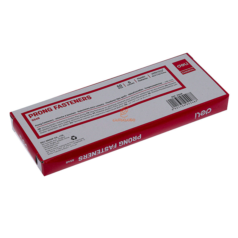 فنر پوشه رنگی پلاستیکی دلی 5548 (3)