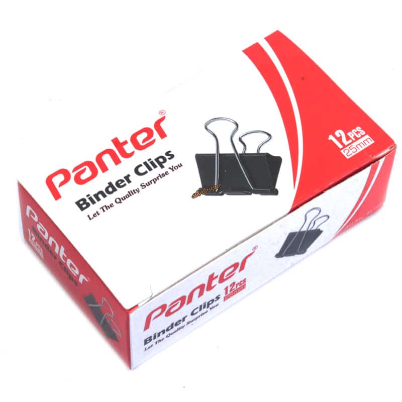 گیره دوبل 25 مشکی پنتر BC102