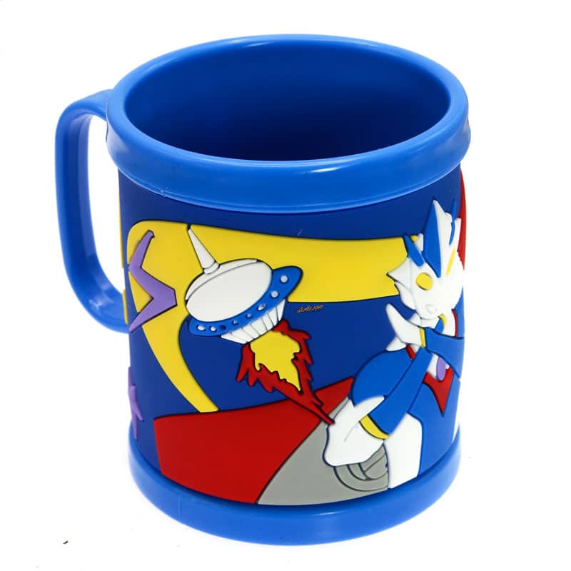 لیوان سیلیکونی بزرگ آبی طرح ابر قهرمان