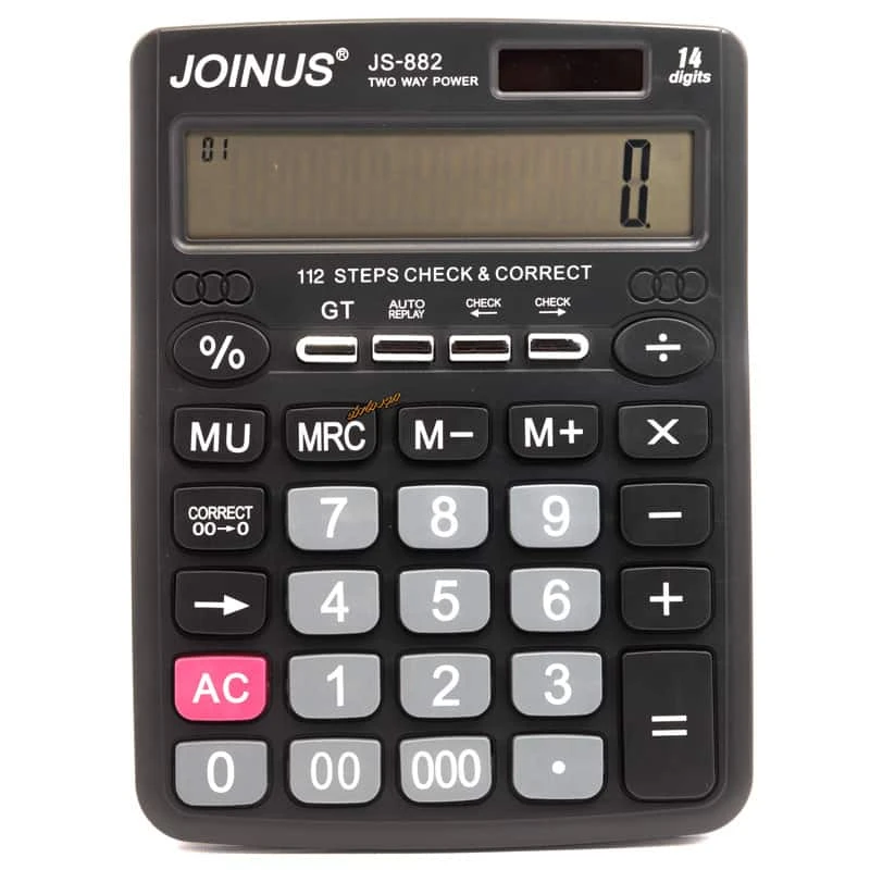 ماشین حساب رومیزی 14 رقم جنیوس مدل JOINUS JS-882 (4)