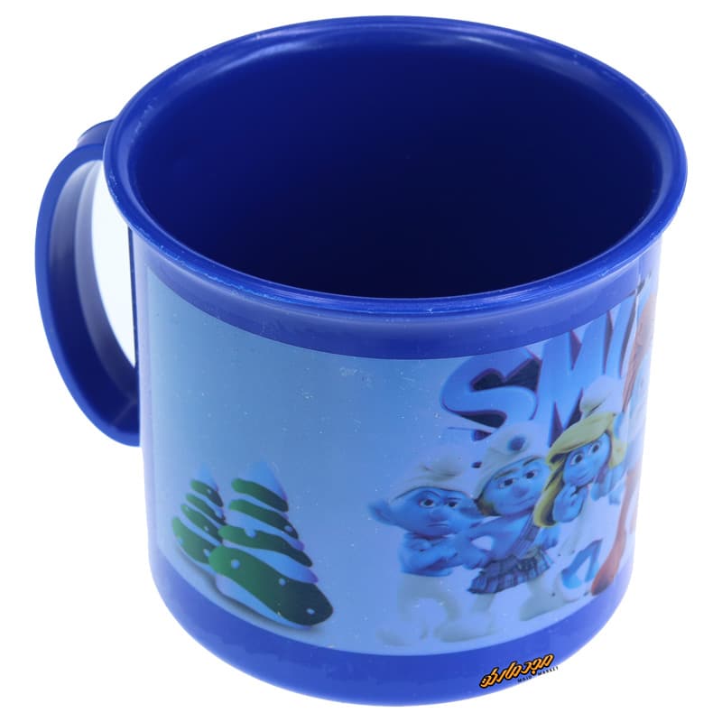 لیوان لبه دار آبی طرح ریزغولک ها Home&amp;School