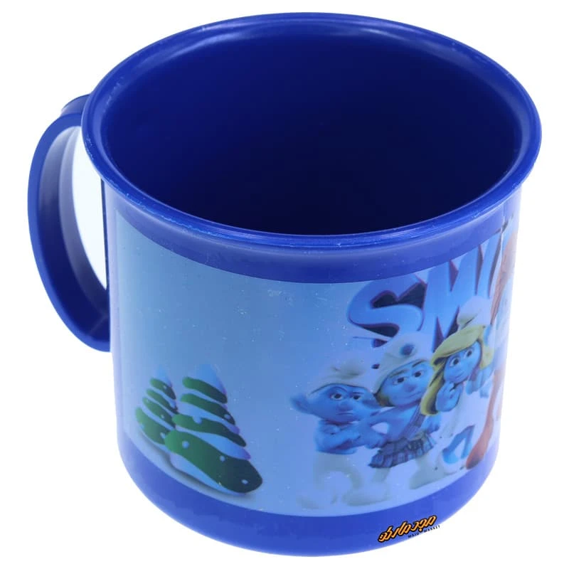 لیوان لبه دار آبی طرح ریزغولک ها Home&School (3)