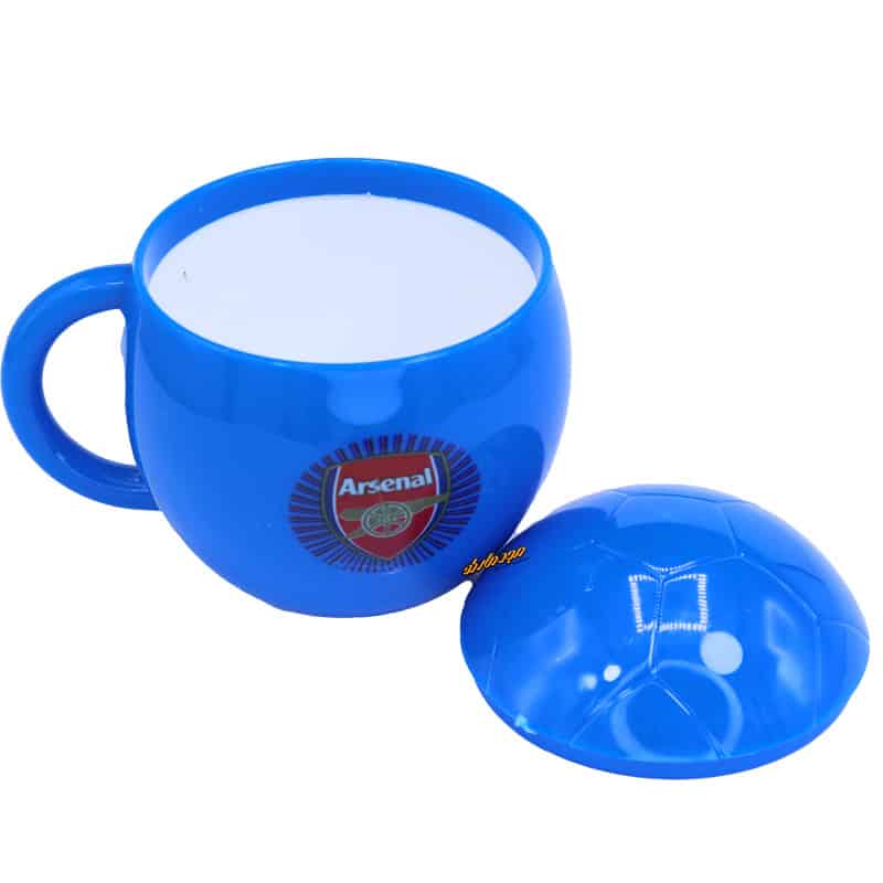 لیوان آبی طرح آرسنال Home&School (2)