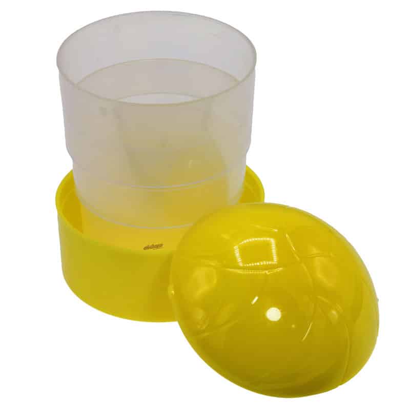 لیوان تاشو زرد طرح توپ چهل تیکه Home&amp;School