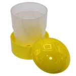 لیوان تاشو زرد طرح توپ چهل تیکه Home&School (1)