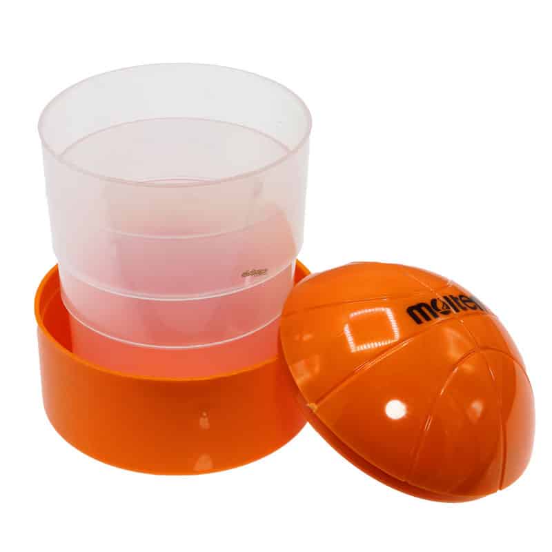 لیوان تاشو نارنجی طرح توپ بسکتبال Home&amp;School