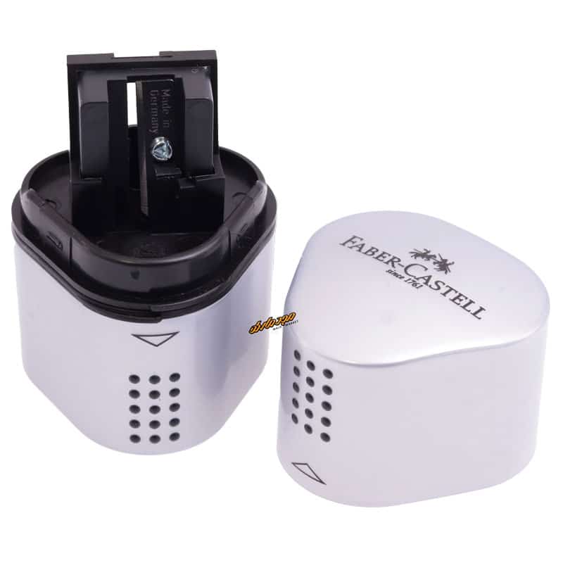 تراش 3 سوراخ مخزن دار نقره ای فابرکاستل (4)