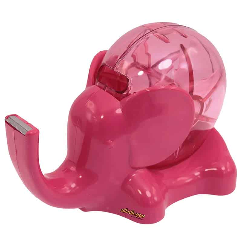 پایه چسب صورتی طرح فیل نگین