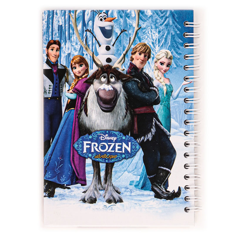 دفتر خاطرات قفل دار طرح فروزن سنجاقک (4)