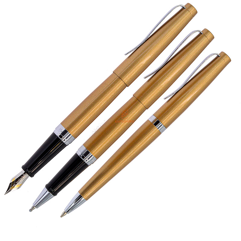 ست خودکار خودنویس روان نویس طلایی یوروپن مدل VITA (9)