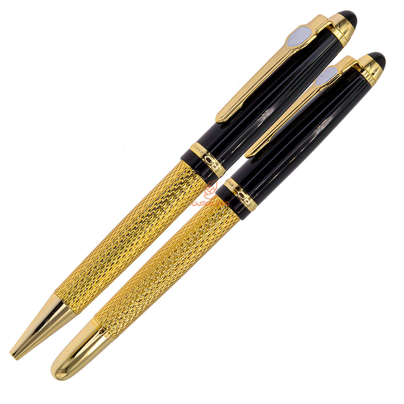 ست خودکار خودنویس نیمه طلایی مشکی یوروپن مدل GALLERY (6)