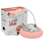 چراغ مطالعه رومیزی Q108 گلبهی طرح سفینه فانتزی (2)