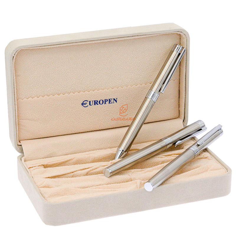 ست خودکار خودنویس روان نویس استیل یوروپن مدل FULL