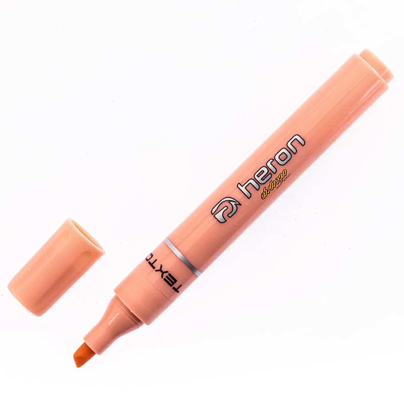 ماژیک علامت گذار بسته ای 6 رنگ پاستلی هرون HERON (1)