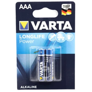 باتری نیم قلمی لانگ لایف وارتا بسته دو عددی VARTA LONGLIFE