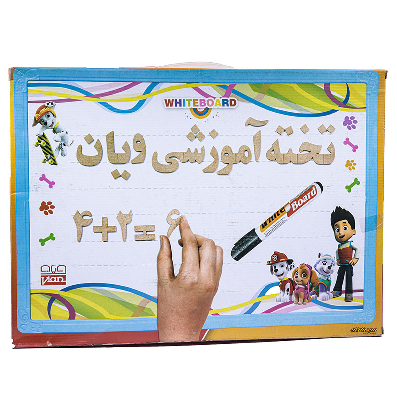 تخته دورو وایت و بلک مغناطیسی طرح یونی کورن سبز ویان (5)