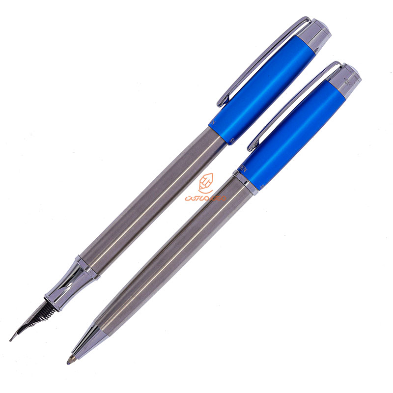 ست خودکار خودنویس آبی یوروپن مدل SMART