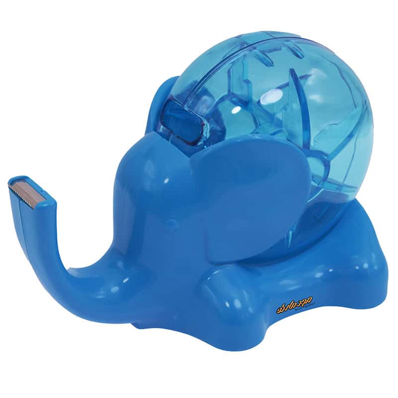 پایه چسب آبی طرح فیل نگین