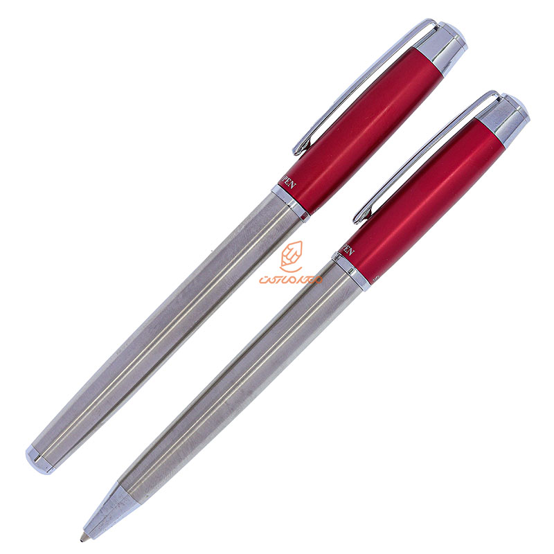 ست خودکار خودنویس قرمز یوروپن مدل SMART (2)