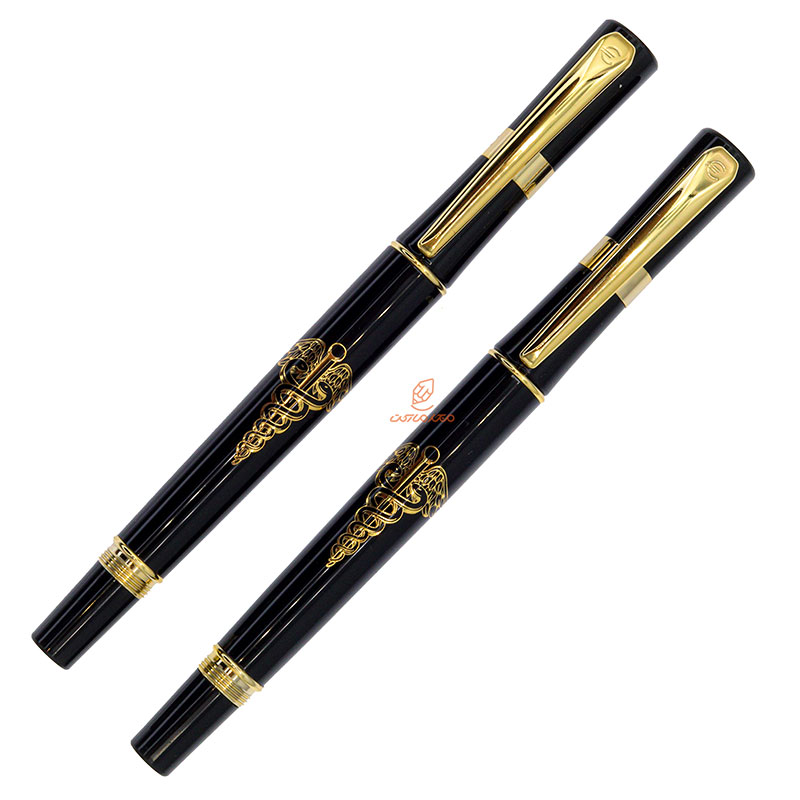 ست خودنویس روان نویس مشکی یوروپن مدل IBN SINA (15)