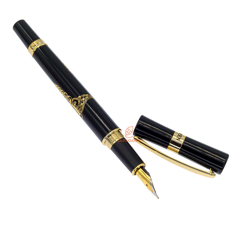 ست خودنویس روان نویس مشکی یوروپن مدل IBN SINA (18)