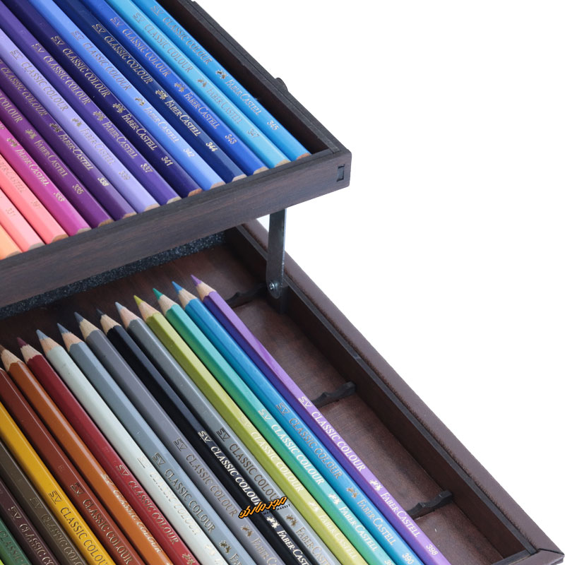 جعبه چوبی مداد رنگی 60 رنگ رزا (4)