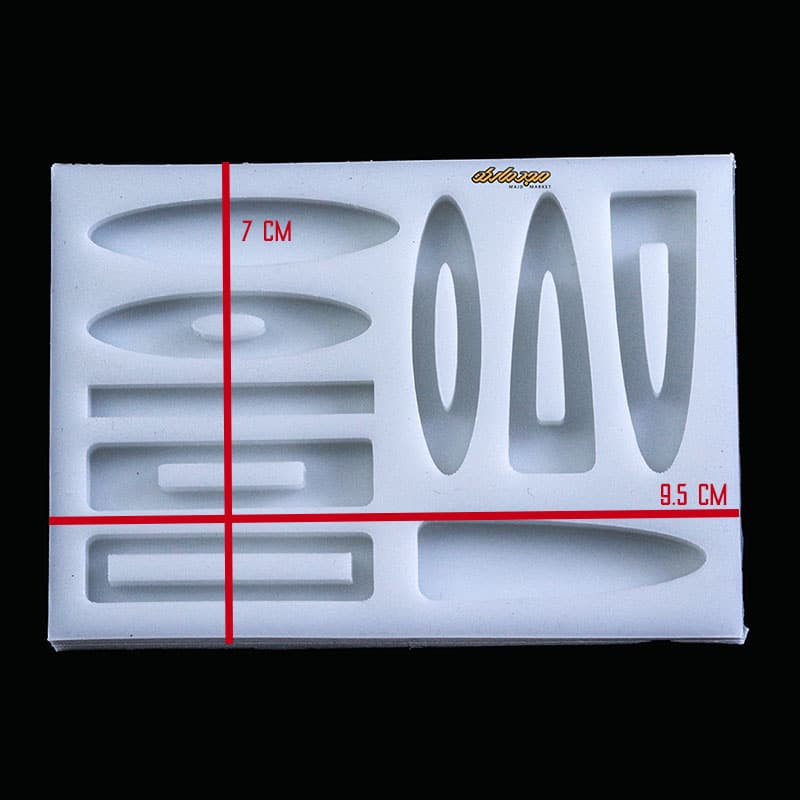 قالب سیلیکونی گیره سر کوچک سلنا (2)