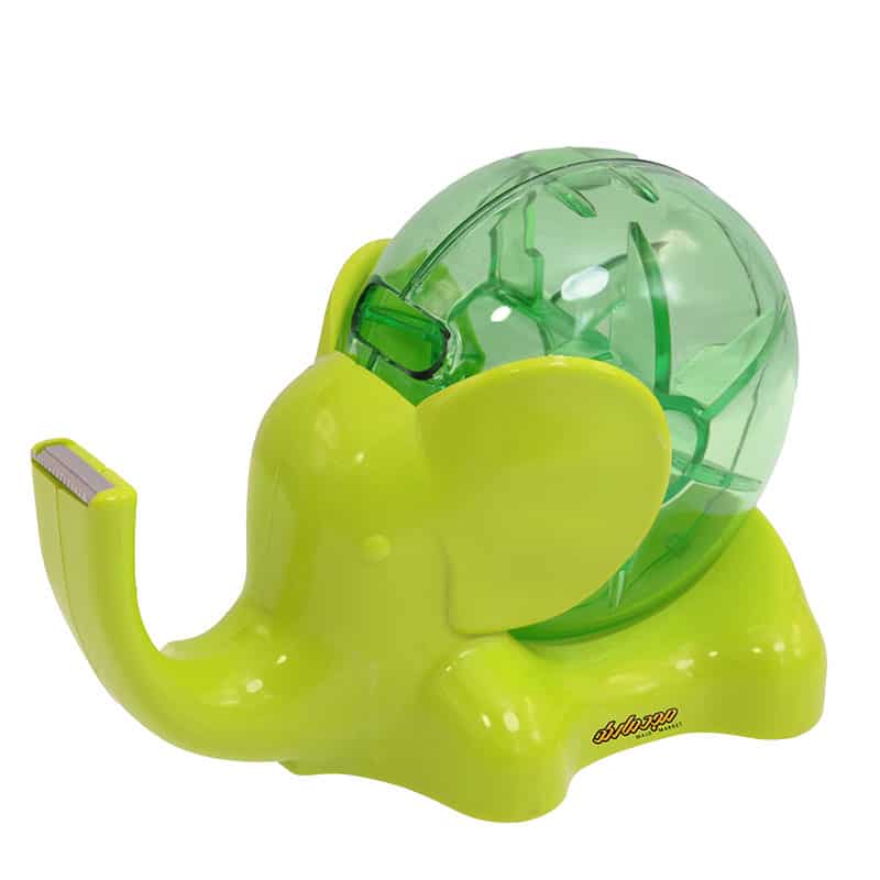 پایه چسب سبز طرح فیل نگین