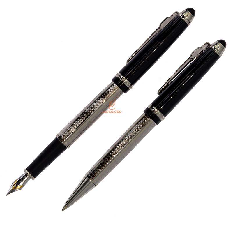 ست خودکار خودنویس نیمه مشکی کروم یوروپن مدل GALLERY (1)