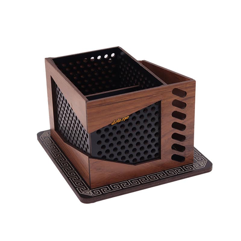 جا قلمی و جا یادداشت چوبی بهنود