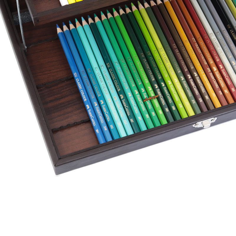 جعبه چوبی مداد رنگی 60 رنگ رزا (7)
