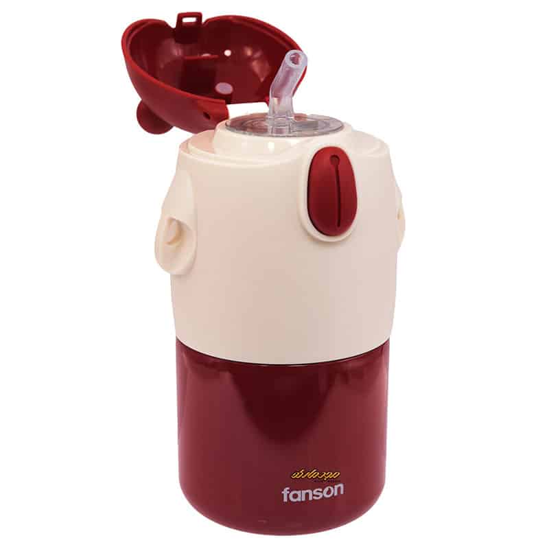 قمقمه قرمز طرح خرس فنسون Fanson (4)