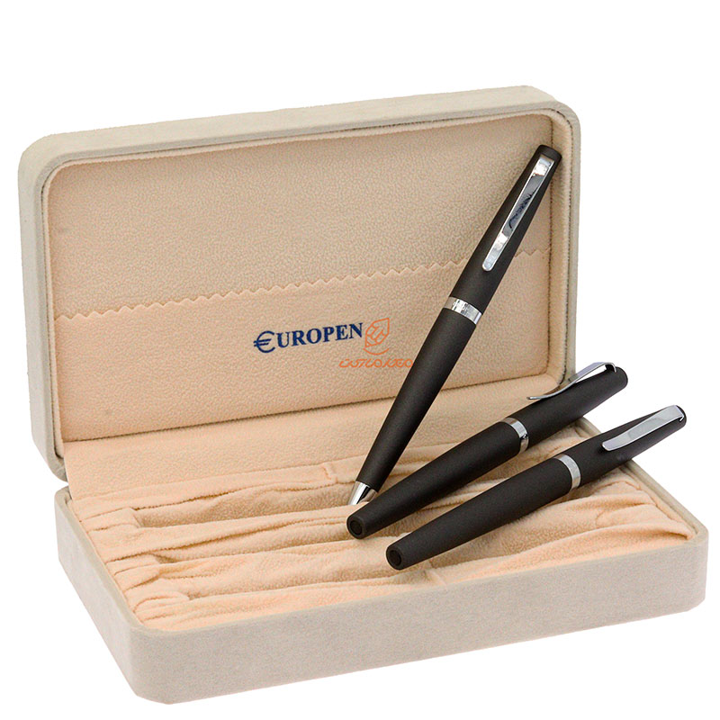 ست خودکار خودنویس روان نویس طوسی مات یوروپن مدل VITA