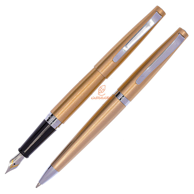 ست خودکار خودنویس طلایی یوروپن مدل VITA (5)